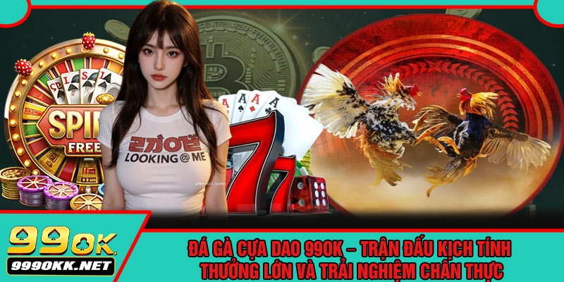 Đá Gà Cựa Dao 99OK – Trận Đấu Kịch Tính, Thưởng Lớn Và Trải Nghiệm Chân Thực