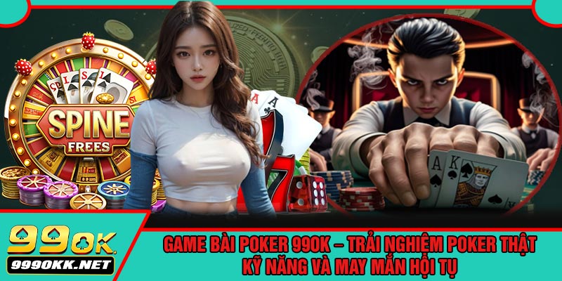 Game Bài POKER 99OK – Trải Nghiệm Poker Thật, Kỹ Năng Và May Mắn Hội Tụ
